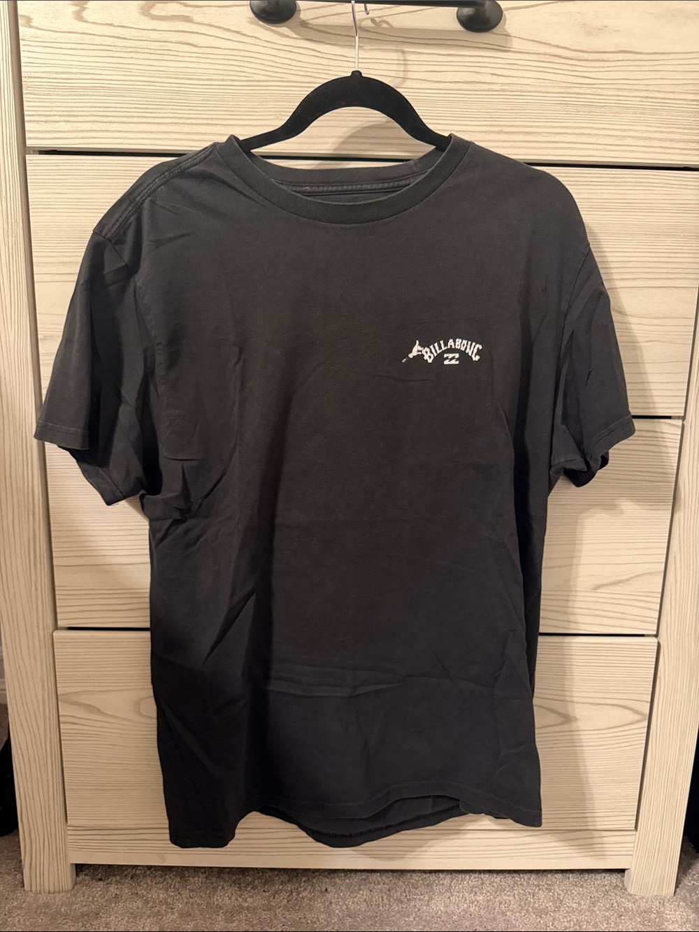 Billabong Black Short Sleeve Logo Tee